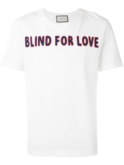 gucci blind for love tee|gucci slogans meaning.